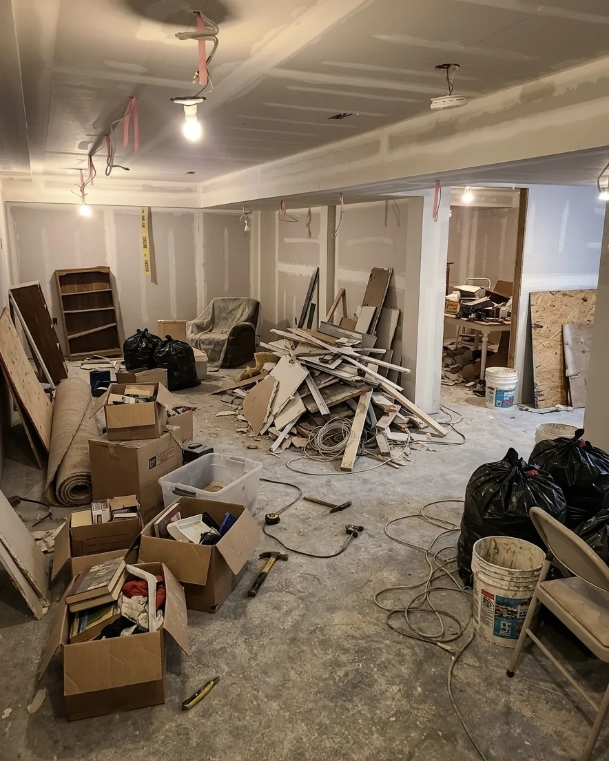 Le sous-sol avant